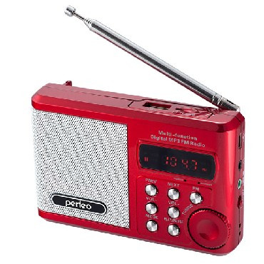 Радиоприёмник PERFEO (PF-SV922) SOUND RANGER- красный