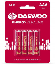 Батарейка DAEWOO LR03/4BL Energy Alkaline