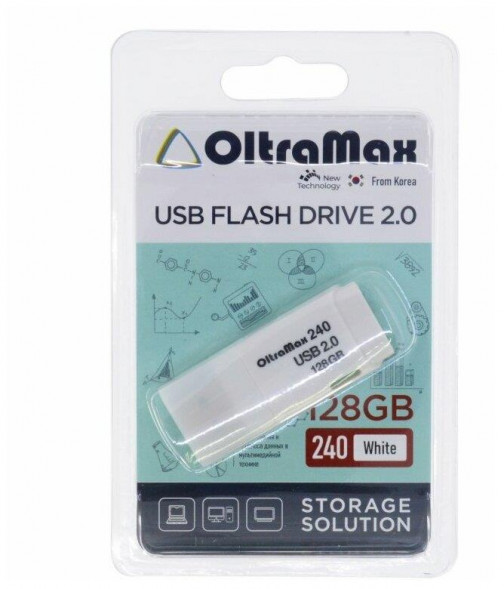 USB флэш-накопитель OLTRAMAX OM-128GB-240-White