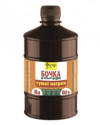 ФАСКО Удобрение жидкое Огородник Бочка и четыре ведра органоминеральное гумат натрия 0,6л