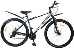 Велосипед TORRENT Impulse (рама АЛЮМИНИЙ 18&quot;, внедорожный, 21 скорость, SHIMANO, колеса 29д) 4000180 черный голубой
