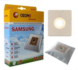 Пылесборники OZONE microne M-03 синтетика компл. 5шт.