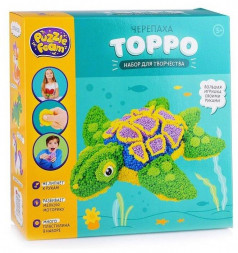 Игрушка PUZZLE FOAM FM005 Игрушка в наборе: Шариковый пластилин модели &quot;Черепаха&quot;