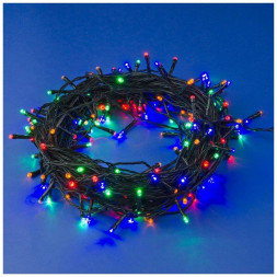 Гирлянда UNIEL (UL-00007311) ULD-S3000-300/DGA MULTI IP20 Гирлянда светодиодная, 30м. 300 светодиодов. Разноцветный свет. Провод зеленый. ТМ Uniel