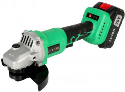 Углошлифовальная машина ZITREK ZKAG20-125 PRO (125мм, 20B, Li-Ion аккум. 4 Aч - 2шт, ЗУ, кейс) 083-1079