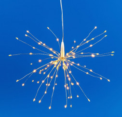 Гирлянда UNIEL (UL-00009940) ULD-H3030-150/DTA/3AA/RC WARM WHITE IP20 FIREWORKS