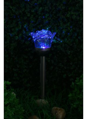 Фонарь роза на солн.бат INBLOOM Фонарь роза на солн.бат8*36смLED2*Бел,RGB IP44,2реж,1*1,2vNi-MH AAA600mAH 2.1v25мА пласт,мет 475-295