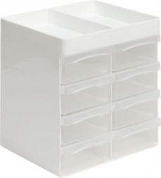 Органайзер VIOLET для мелочей (белый/прозрачный) 340806