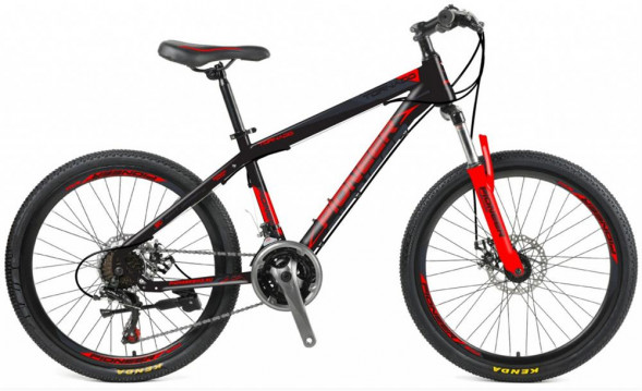 Велосипед PIONEER TORNADO 24&quot;/14&quot; black-red-gray