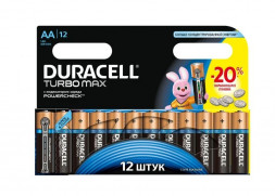 Элементы питания DURACELL LR6-12BL TURBO (Б0002029)