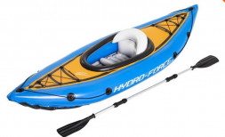 Лодка BESTWAY Лодка надувная Cove Champion, 275 x 81 см, вёсла, насос, 65115