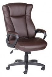 Кресло компьютерное OLSS кресло АДМИРАЛ экокожа коричневый