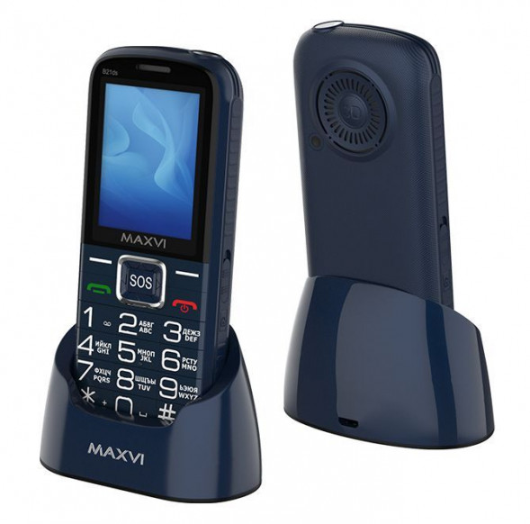 Телефон мобильный MAXVI B21ds Blue