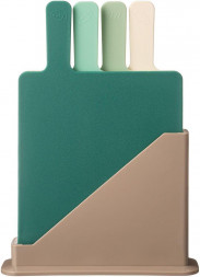 AGNESS 671-506 ЗЕЛЕНЫЙ на подставке 24*7.8*17см (4 предмета)