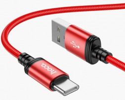 Кабель HOCO (6931474784377) X89 Wind Type-C (m) 1.0m - красный