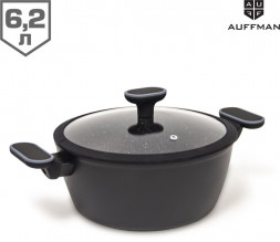 Кастрюля AUFFMAN AM-3102 объем 6,2л с крышкой 28*11,5см