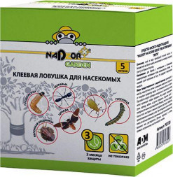 Клеевая ловушка для насекомых NADZOR Клеевая ловушка для насекомых ?Ловчий пояс? 5м, PEST20