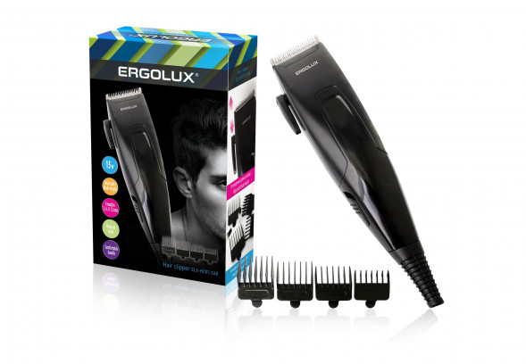 Машинка для стрижки ERGOLUX ELX-HC01-C48 черный