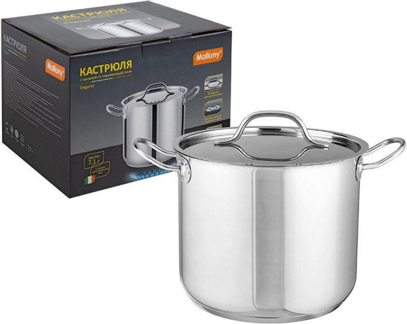 Кастрюля MALLONY Elegante 7,1 л. (109011)