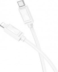Кабель BOROFONE (6941991114854) BX109 2.4A PD 27W Type-C Lightning 8-pin 1 m белый