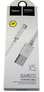 Кабель HOCO (6957531042709) X5a USB (m) - TYPE-C (m) 1.0m - белый