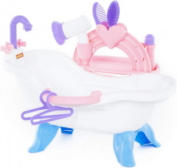 Игрушка ПОЛЕСЬЕ Набор для купания кукол 3 с аксессуарами (в пакете)