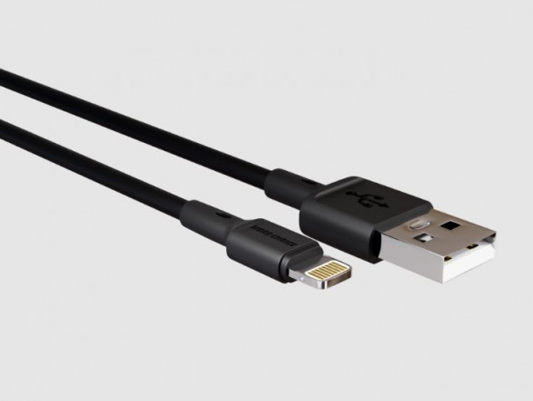 Кабель MORE CHOICE (4627151197562) K14i USB-8 Pin 2A 0.25m - черный