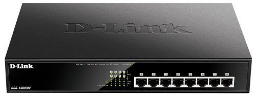 Коммутатор D-LINK DGS-1008MP/B1A