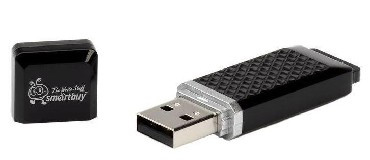USB флеш SMARTBUY (SB32GBQZ-K) 32GB QUARTZ SERIES BLACK