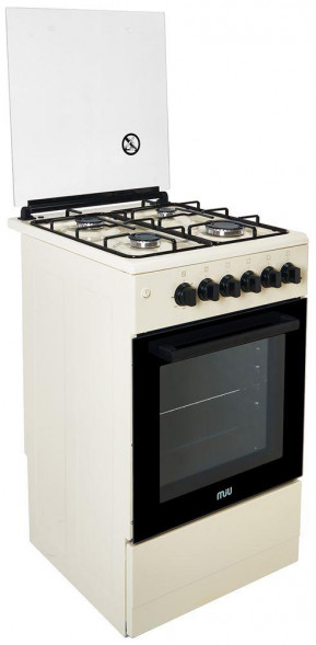Плита газоэлектрическая MIU 5015 ERP бежевая (электродуховка)