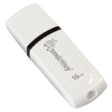 флешка SMARTBUY (SB16GBPN-W) 16GB PAEAN WHITE