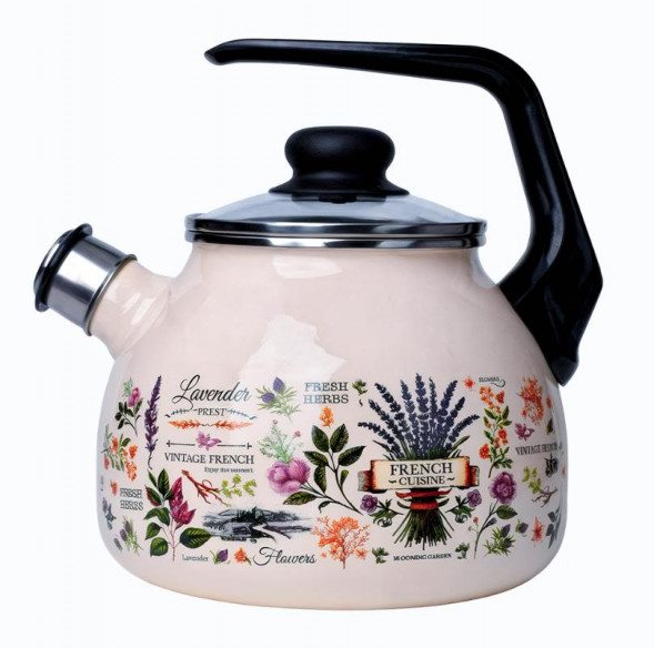 Чайник APPETITE 4с209я Эдем эмал 3,0л со свистком