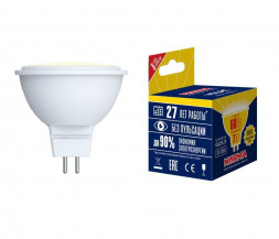 ЛАМПЫ СВЕТОДИОДНЫЕ MR16 (GU 5.3, GU10) VOLPE (UL-00003843) LED-JCDR-10W/WW/GU5.3/NR
