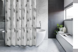 Штора для ванной ЕГ (552) PEVA Leaves Штора для ванной