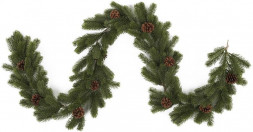 ВОЛШЕБНАЯ СТРАНА Гирлянда хвойная с шишками (110186)