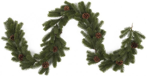 ВОЛШЕБНАЯ СТРАНА Гирлянда хвойная с шишками (110186)