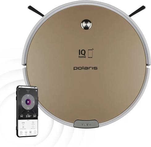 Робот-пылесос POLARIS PVCR-0735 WI-FI IQ HOME золотой