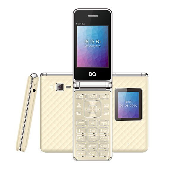 Смартфон BQ 2446 Dream Duo Gold