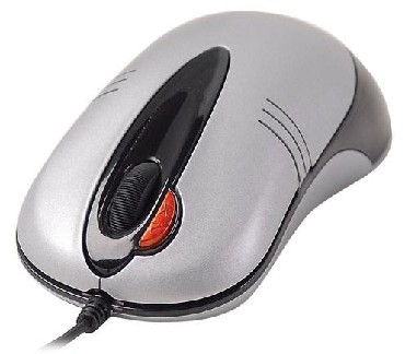 Мышь проводная A4TECH X5-50D-2 USB серебро