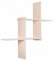 Стелаж VENTAL Кубик-3 беленый дуб