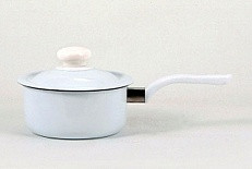 Ковш ЛЫСЬВА 1605П без рис., эмал. 0,6л