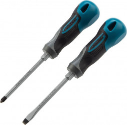 Набор отверток GROSS Набор отверток комбинированный 2 шт, S2, трехкомпонентная рукоятка