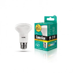 Лампа CAMELION (13476) LED9-R63/830/E27/9Вт