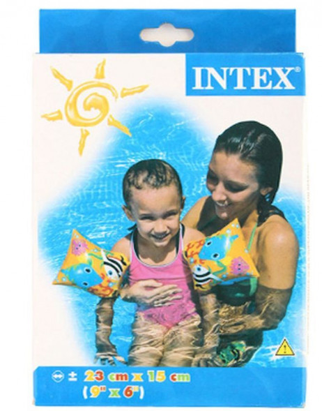 Нарукавники INTEX Нарукавники для плавания 23x15 см. Веселые рыбки . Возраст 3-6 лет Арт. 58652NP