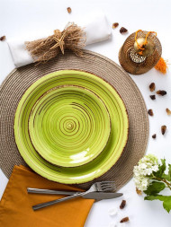 Тарелка DOMENIK Тарелка десертная LEMONGRASS 19см DMD012