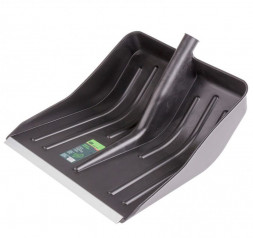 Лопата СИБРТЕХ Лопата для уборки снега пластиковая, 420х425 мм, без черенка, Россия 61430