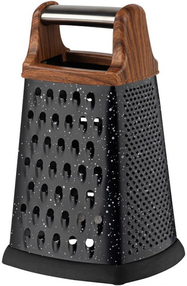 Терка MALLONY Терка четырехгранная MARBLE NERO, окраска: мрамор черный, высота 20 см (310895)