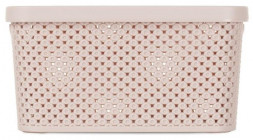 Ящик для хранения HOBBY LIFE HL041259P Ящик для хранения DIAMOND розовый 3.5л с крышкой