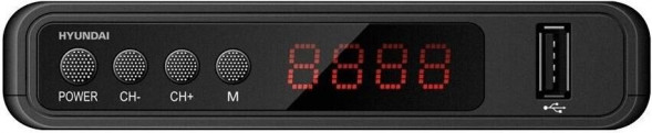 HYUNDAI DVB-T2 H-DVB520 + WiFi-адаптер черный