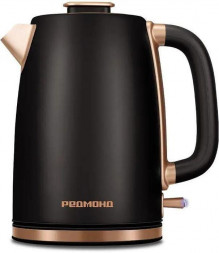 Чайник электрический REDMOND KM-240, черный/ Бронза